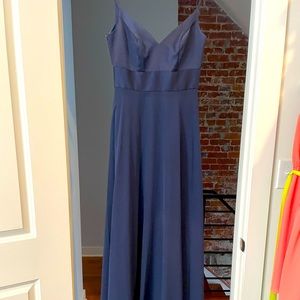 David’s bridal navy dress